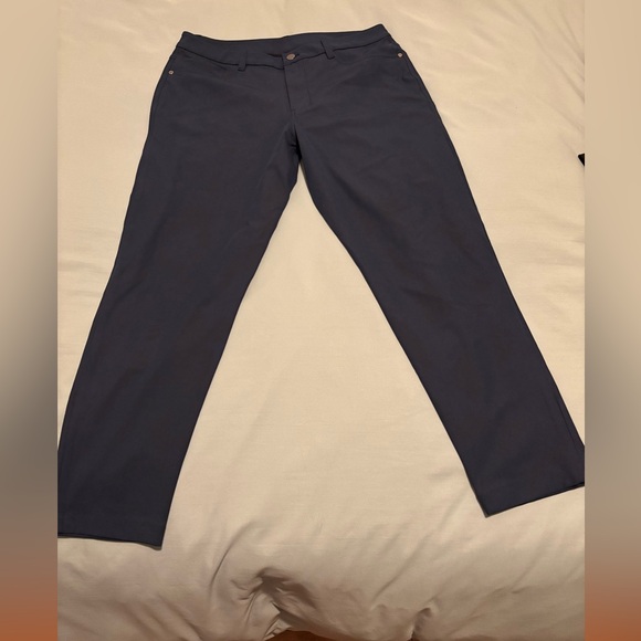 Lululemon Men’s Navy ABC Classic Fit Trousers 30 L 32 W - Picture 1 of 4